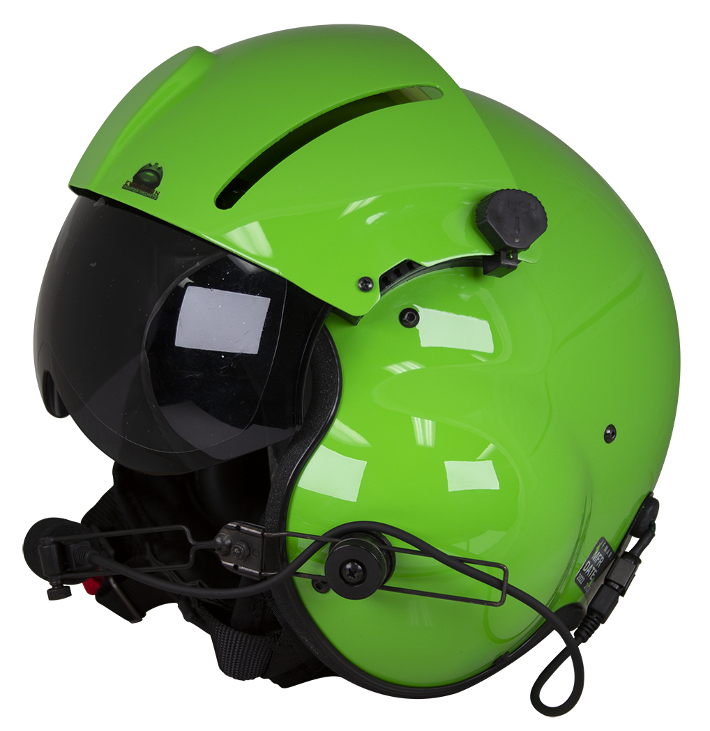 HPH Dual Visor Kevlar Helicopter Helmet