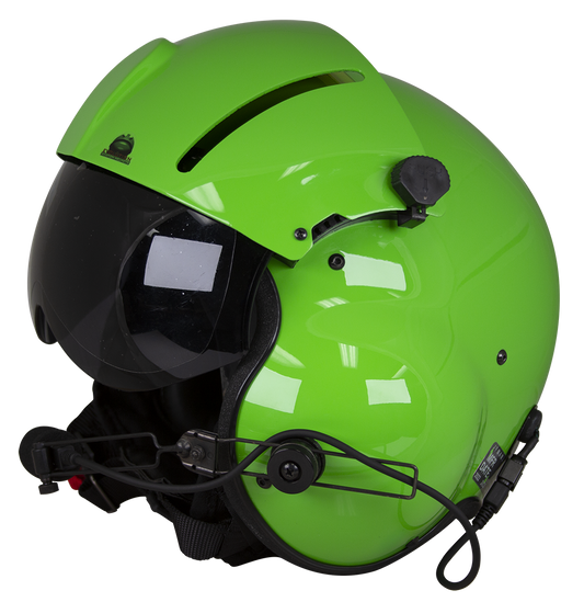 HPH Dual Visor Kevlar Helicopter Helmet
