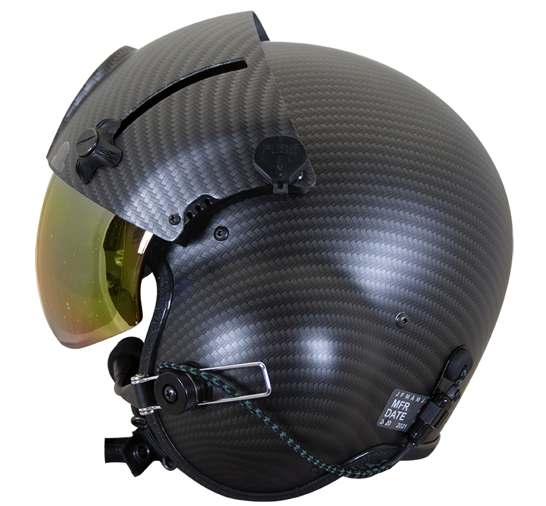HPH Dual Visor Kevlar Helicopter Helmet