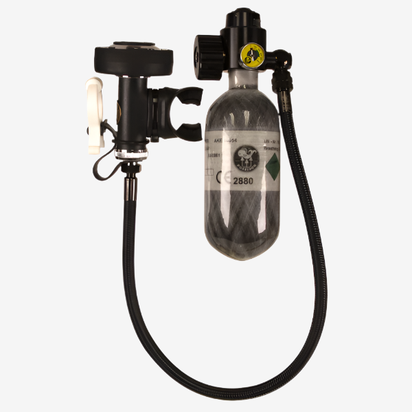 Poseidon EBS MKII - 4500 PSI Grey Carbon Bottle