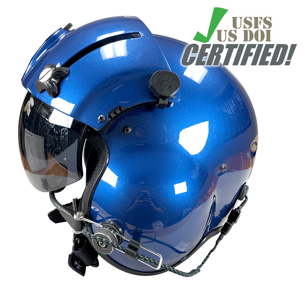 HPH Dual Visor Kevlar Helicopter Helmet