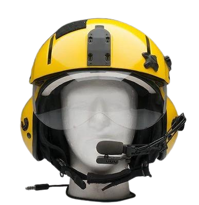 HPH Dual Visor Kevlar Helicopter Helmet